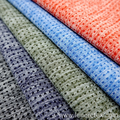 Nylon Polyester Spandex Knitted Eyelet Mesh Fabric